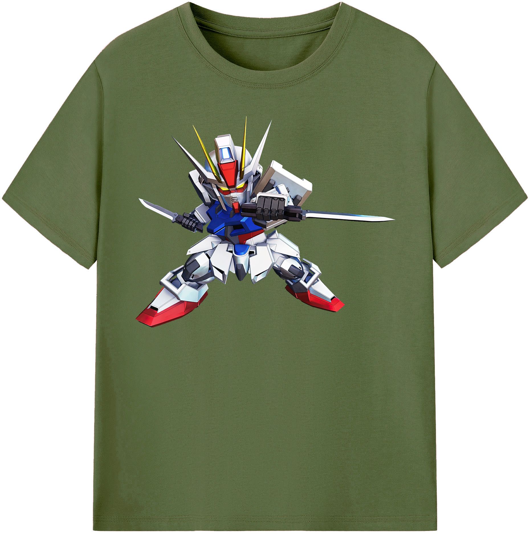 （画像用） 機動戦士ガンダム Mobile Suit Gundam 綿100％半袖Tシャツ（フロントプリント）